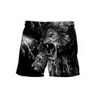 Lion Tattoo Thunder 3D All Over Printed  Unisex Shirts
