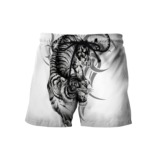 White Tiger Tattoo 3D All Over Printed  Unisex Shirts