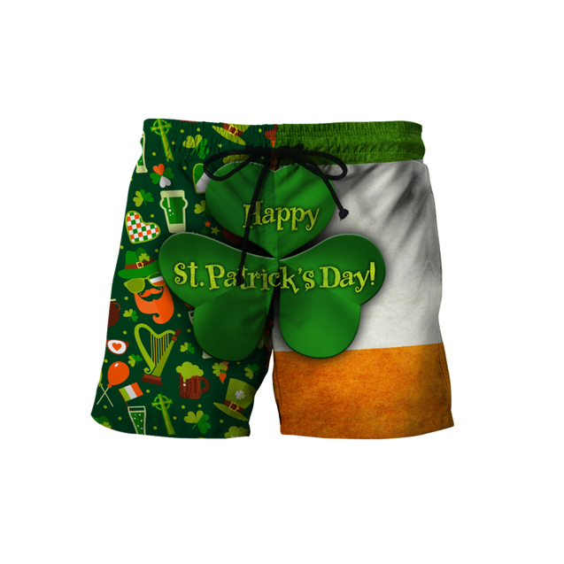 Happy St Patrick's Day Irish Hoodie T-Shirt Sweatshirt for Men and Women Pi170201-Apparel-NM-Shorts-S-Vibe Cosy™