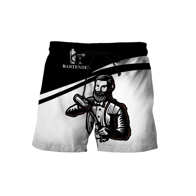 Bartender World 3D All Over Printed Differences Between Types Of World Shirts and Shorts Pi130102M PL-Apparel-PL8386-Shorts-S-Vibe Cosy™