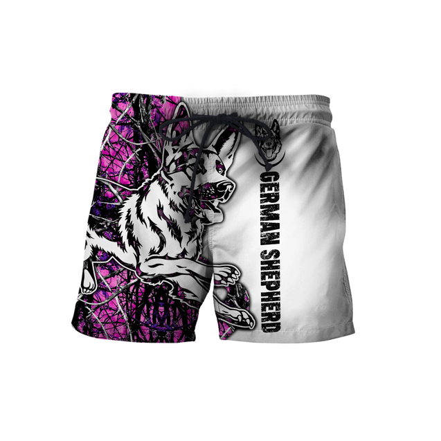 German shepherd pink tattoo 3d hoodie shirt for men and women HAC180805