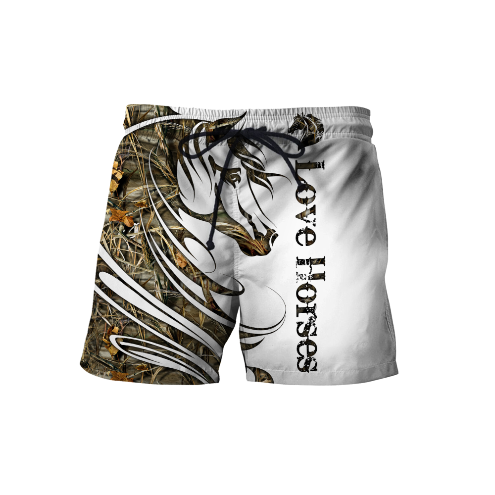 Horse Camo Pattern 3D All Over Printed Shirts Pi050501 - Amaze Style™-Apparel