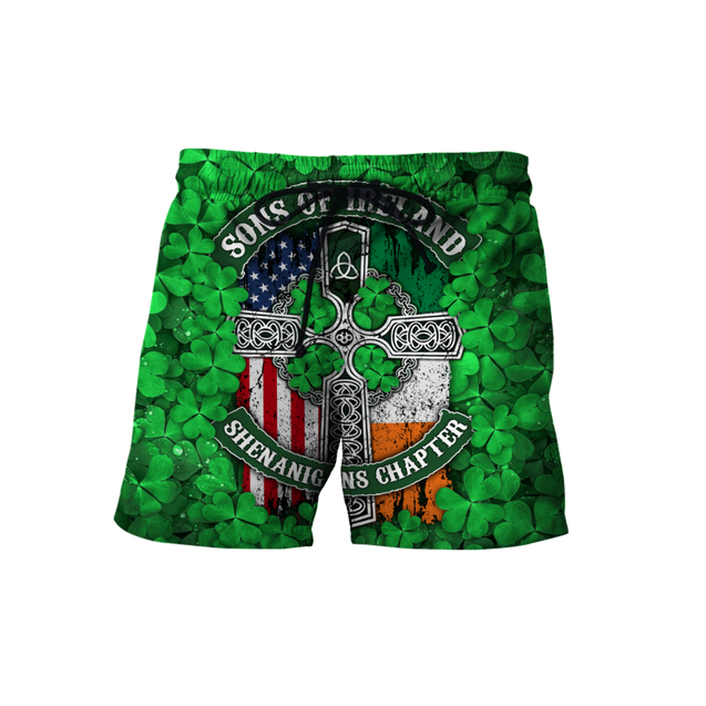 Happy St Patrick's Day Irish Hoodie T-Shirt Sweatshirt for Men and Women Pi170203-Apparel-NM-Shorts-S-Vibe Cosy™