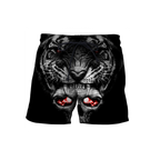 3D Tattoo Skull Tiger Over Printed Shirt for Men and Women