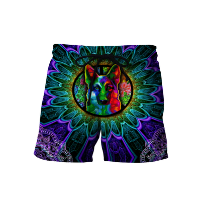 Psychedelic Hippie German Shepherd Unisex Shirts VP17102002
