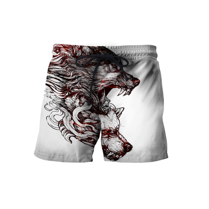 Alpha Wolf Tattoo 3D All Over Printed Unisex Shirts