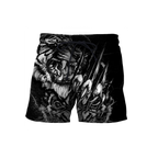 White Tiger 3D Tattoo Over Printed Shirt for Men and Women