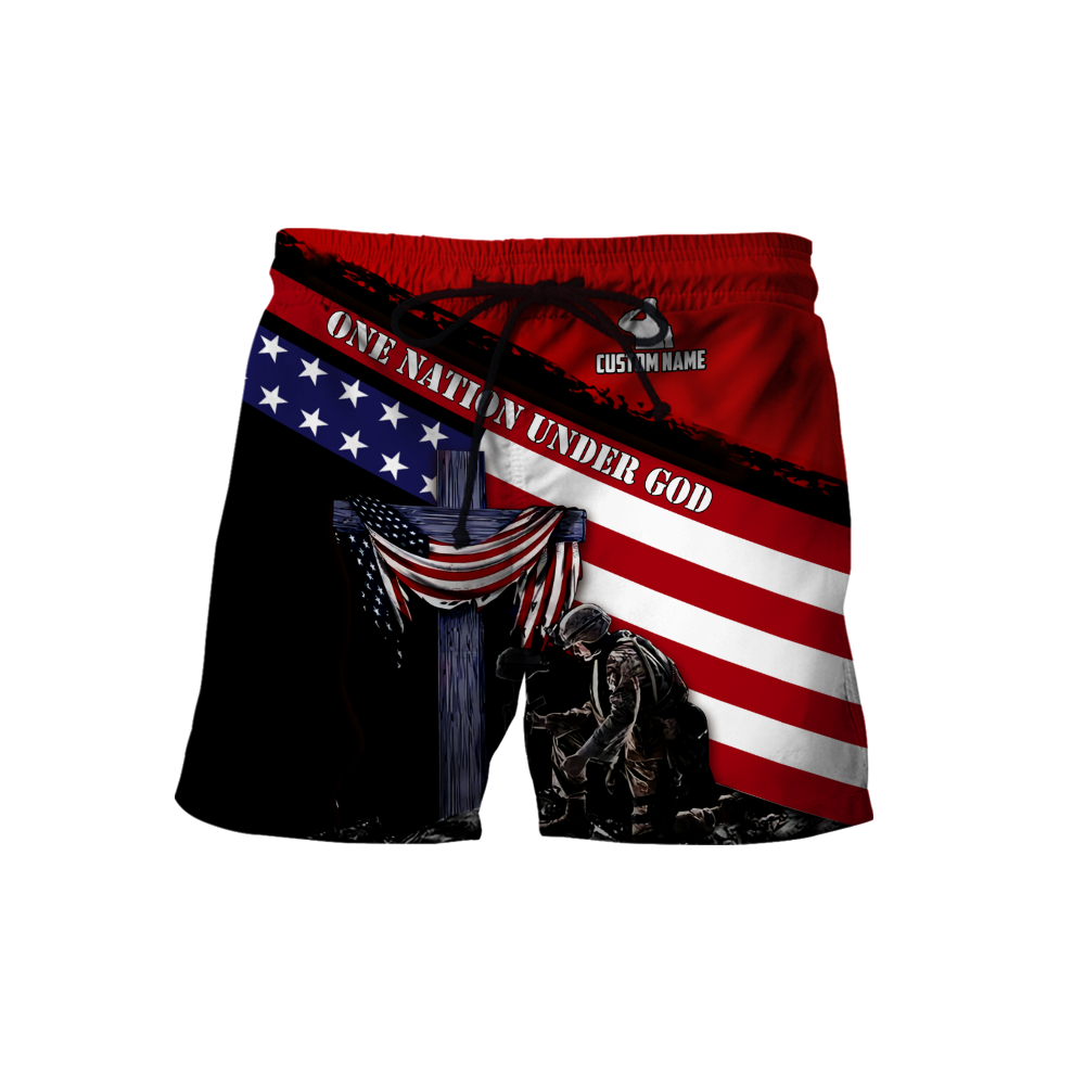 One Nation Under God US Veteran 3D All Over Printed Shirts TNA11032003