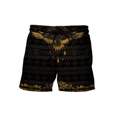 Eagle Gold Pattern 3D All Over Printed Shirts For Men