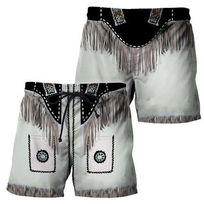 Native Cowboy Jacket No4 Cosplay 3D Over Printed Unisex Deluxe Hoodie ML