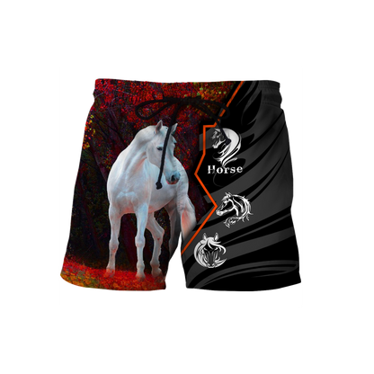 Beautiful Horse 3D All Over Printed shirt for Men and Women Pi040103-Apparel-TA-Shorts-S-Vibe Cosy™