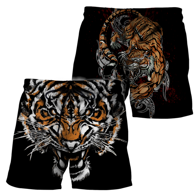 Tiger Fighter 3D Over Printed Shirt for Men and Women