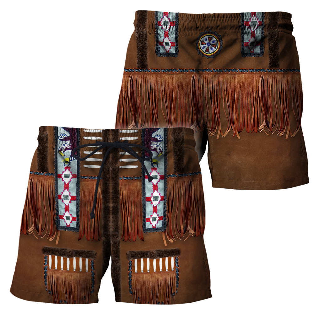 Native Cowboy Jacket No5 Cosplay 3D Over Printed Unisex Deluxe Hoodie ML