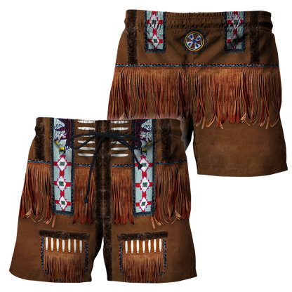 Native Cowboy Jacket No5 Cosplay 3D Over Printed Unisex Deluxe Hoodie ML