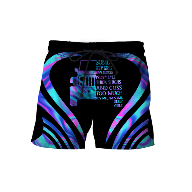 Jeep girl 3d hoodie shirt for men and women HAC160604S-Apparel-HG-Shorts-S-Vibe Cosy™