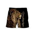 Custom Name King Lion 3D All Over Printed Unisex Shirts