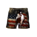 Love Horse 3D All Over Printed Shirts Pi080501-Apparel-TA-Shorts-S-Vibe Cosy™