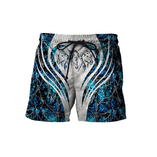 Beautiful Horse 3D All Over Printed shirt for Men and Women Pi060103-Apparel-NNK-Shorts-S-Vibe Cosy™