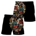 Samurai Tattoo Art Hoodie T Shirt For Men and Women HAC220604-NM-Apparel-NM-Shorts-S-Vibe Cosy™
