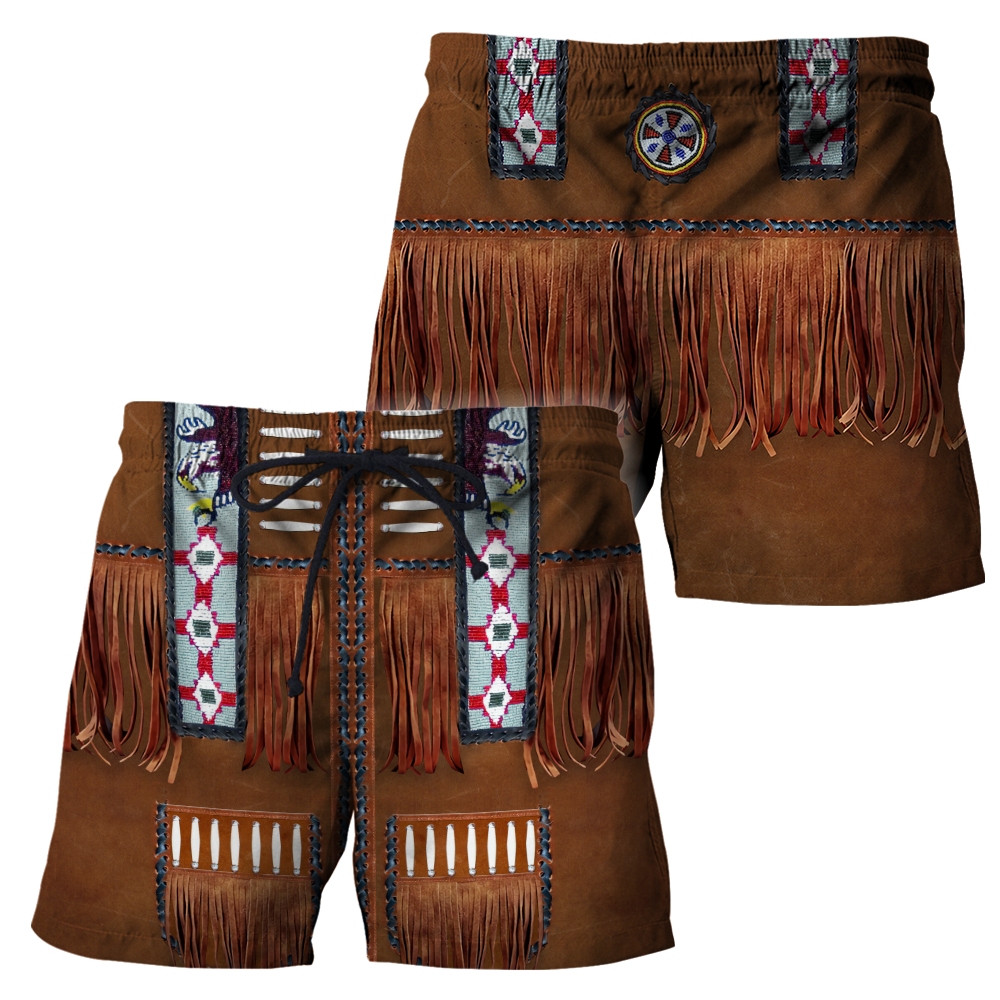 Native Cowboy Jacket No1 Cosplay 3D Over Printed Unisex Deluxe Hoodie ML