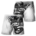 Snake Tattoo Hoodie T Shirt For Men and Women HAC210501-Apparel-NM-Shorts-S-Vibe Cosy™