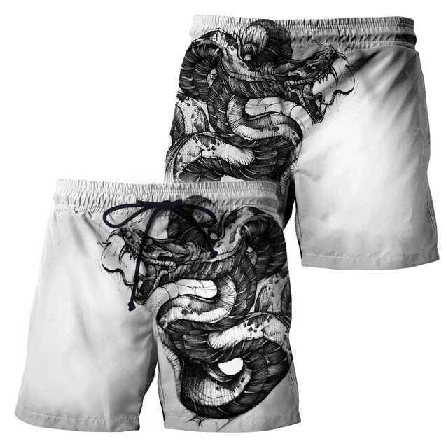 Snake Tattoo Hoodie T Shirt For Men and Women HAC210501-Apparel-NM-Shorts-S-Vibe Cosy™