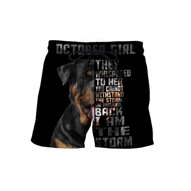 Rottweiler - october girl hoodie shirt for men and women HAC010906