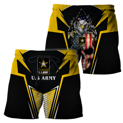 US ARMY SKULL 3d all over Print hoodies Pi270201 PL-Apparel-PL8386-SHORTS-S-Vibe Cosy™