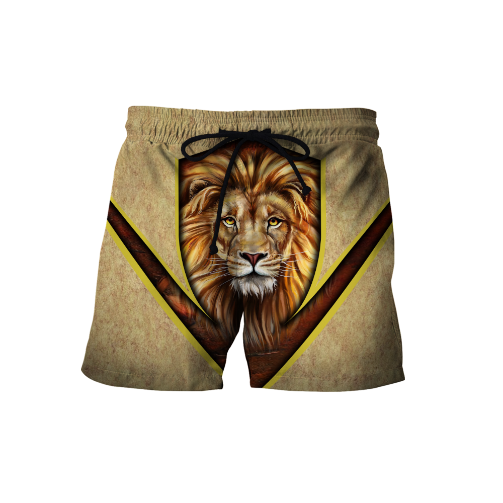 Love Lion Over Printed Hoodie