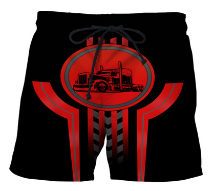 3D Trucker Red Unisex Shirts  HVT29102004