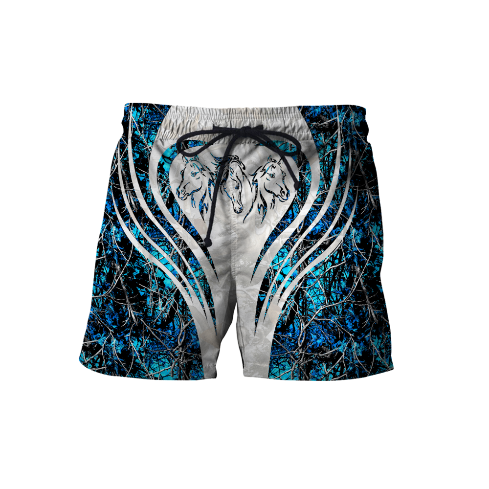 Beautiful Horse 3D All Over Printed shirt for Men and Women Pi060103-Apparel-TA-Shorts-S-Vibe Cosy™