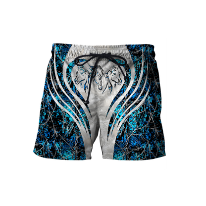 Beautiful Horse 3D All Over Printed shirt for Men and Women Pi060103-Apparel-TA-Shorts-S-Vibe Cosy™
