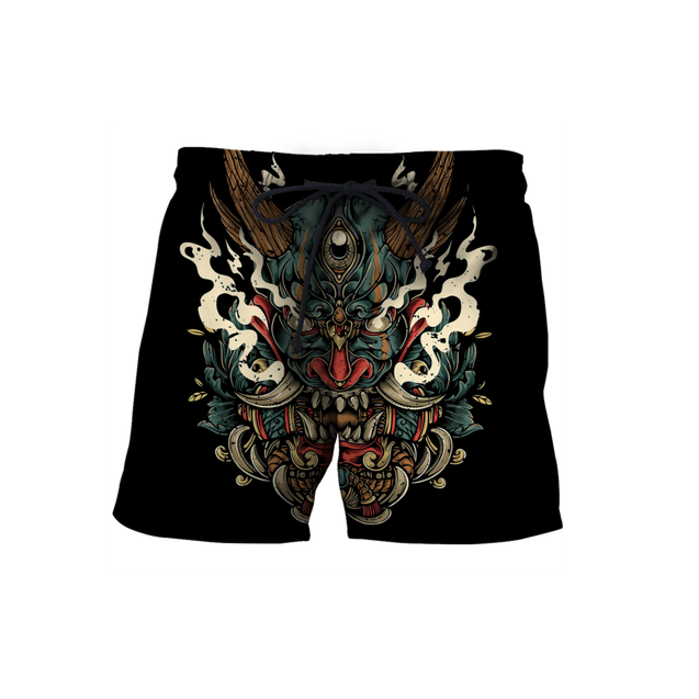 Samurai Tattoo Art Hoodie T Shirt For Men and Women HAC220602-NM-Apparel-NM-Shorts-S-Vibe Cosy™