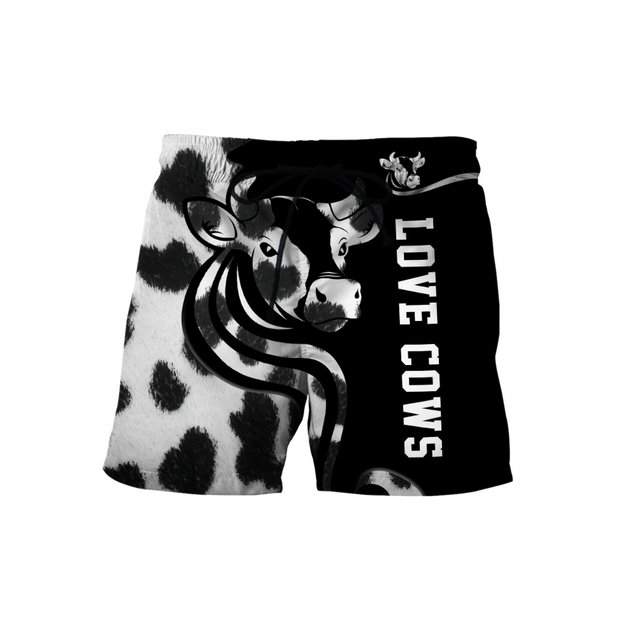 Love Dairy Cattle 3D All Over Printed Shirts For Men And Woman