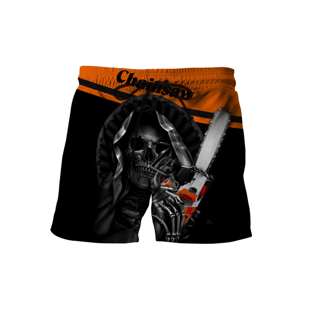 3D All Over Printed Logger Skull Chainsaw Unisex Shirts TNA10242001