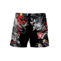 Japanese Samurai Tattoo 3D Over Printed Unisex Hoodie ML