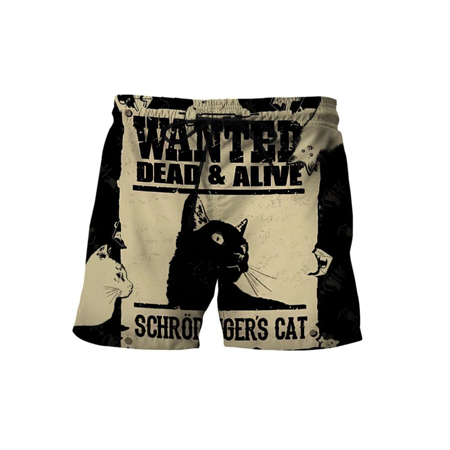 Schrodinger Cat Limited Edition 3D Printed Short for Men and Women-ML