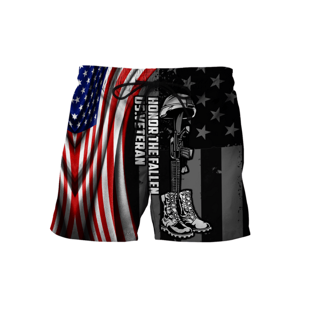 Honor The Fallen US Veteran3D All Over Printed Shirts For Men and Women MH1509203