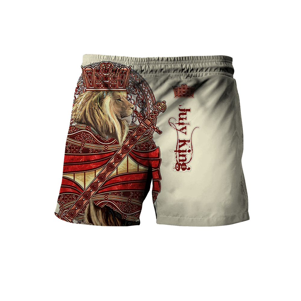 July King Lion Royal  3D All Over Printed Unisex Shirts