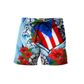 Puerto Rico Sol Taino Art Painting Shirt QB06202004-Apparel-TQH-Shorts-S-Vibe Cosy™