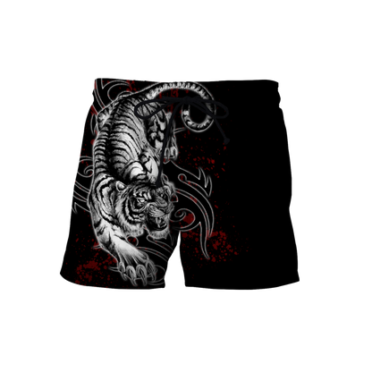 White Tiger 3D All Over Printed Shirt for Men and Women