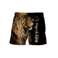 Custom Name March King Lion 3D All Over Printed Unisex Shirt
