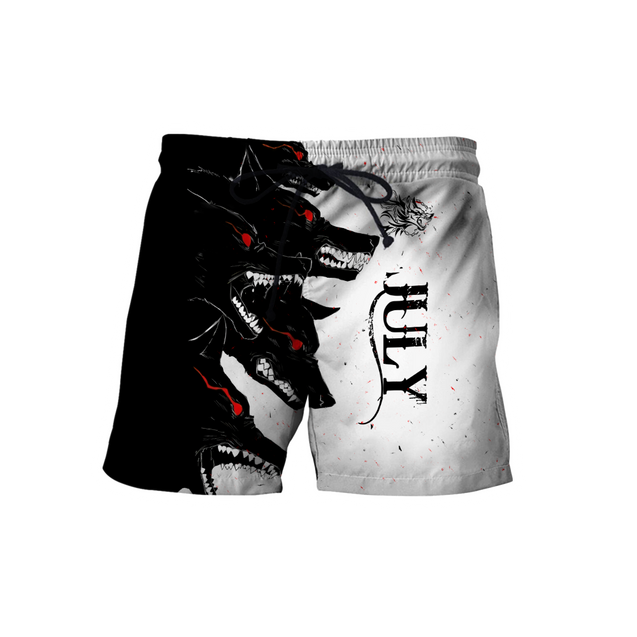 The Dark Wolf July 3D All Over Printed Unisex Deluxe Hoodie ML