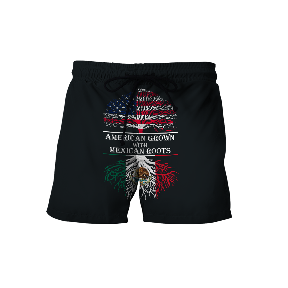 Persionalized American Grown With Mexican Roots 3D All Over Printed Shirts