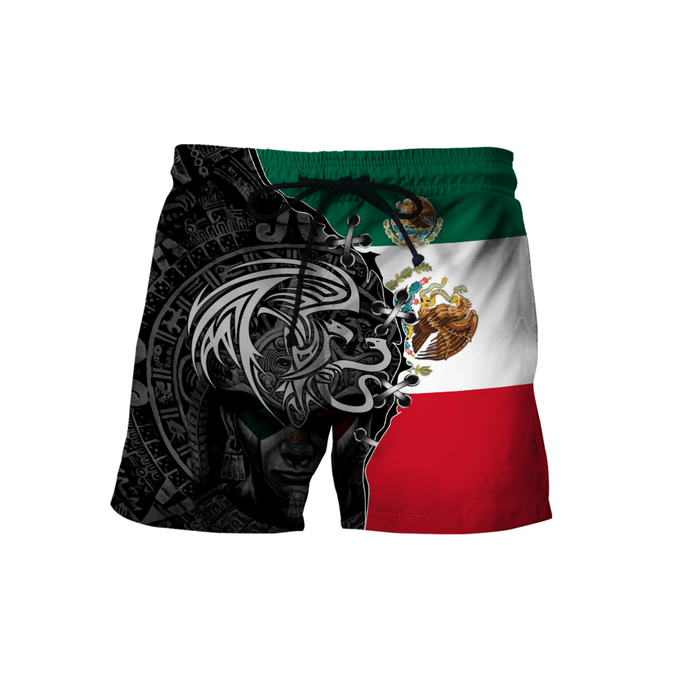 Custom Name Mexican Aztec 3D All Over Printed Shirts For Men and Women DQB06272005S