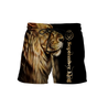 Custom Name September King Lion  3D All Over Printed Unisex Shirts