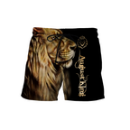 Custom Name August King Lion 3D All Over Printed Unisex Shirt