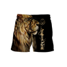 Custom Name August King Lion 3D All Over Printed Unisex Shirt