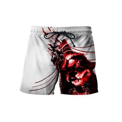 Over Printed Wolf Hoodie MH092920-MEI