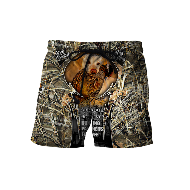 Hunting Labrador 3D Over Printed Unisex Deluxe Hoodie ML